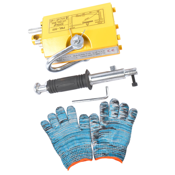 起重器 Permanent Magnetic Lifter 660 lbs/300 kg Capacity Lifting Magnet Neodymium Hoist-2