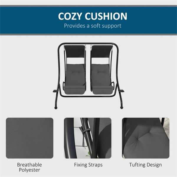 Outdoor Patio Swing Chair ( Amazon Shipping)（ Prohibited by WalMart ）-6