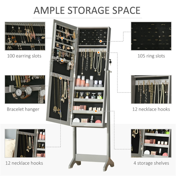落地式珠宝柜（ Amazon Shipping）（WalMart禁售）（周末不发货）-4