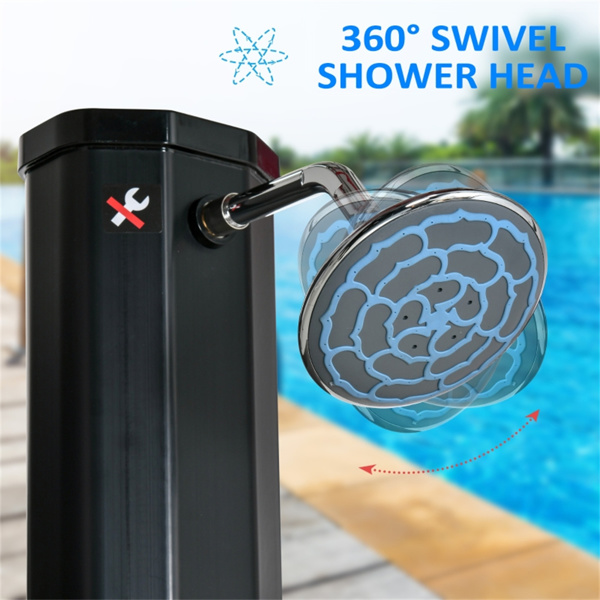 Solar heated shower( Amazon Shipping)（Prohibited by WalMart）-6