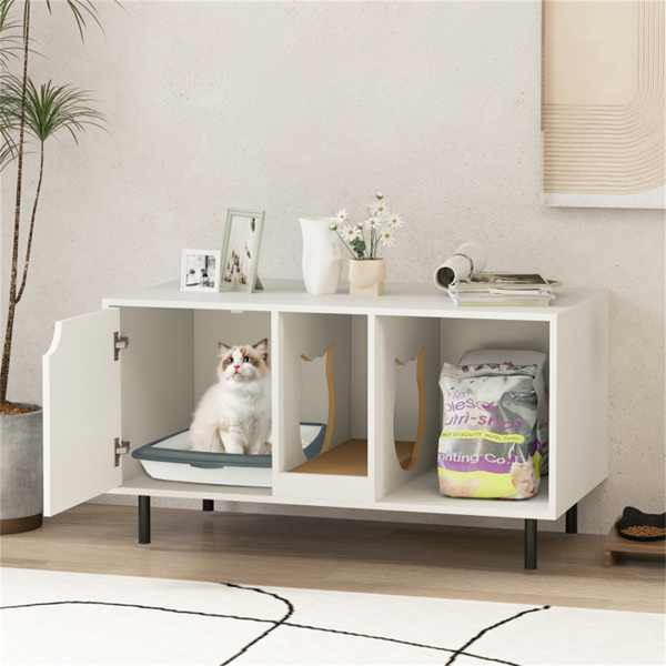 白色猫砂箱外壳 （amazon shipping-发货，WALMART/amazon禁止销售）周末不发货-5