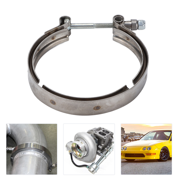 汽车配件 涡轮增压器排气管V带夹 适用于 Cummins HX40/s300 Turbo（TU-C3905216）-4