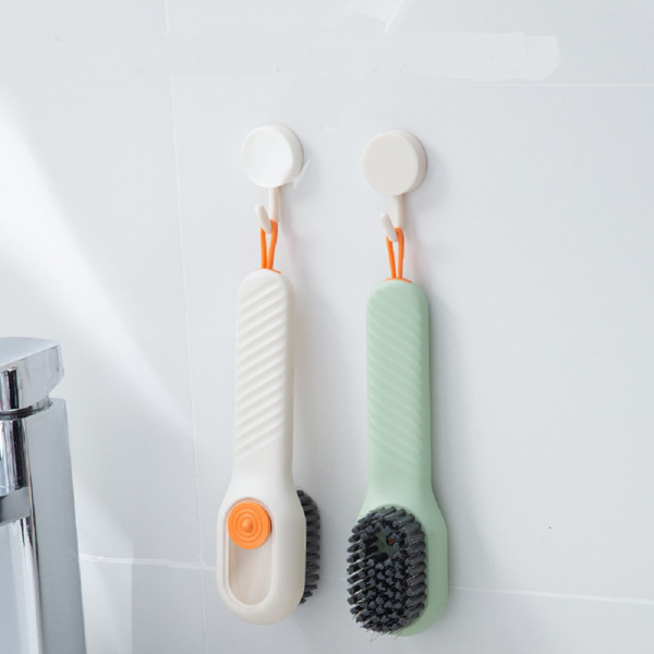 Multifunctional Cleaning Brush Soft Automatic Liquid Shoe Brush Shoe Clothing ﻿2pcs-3