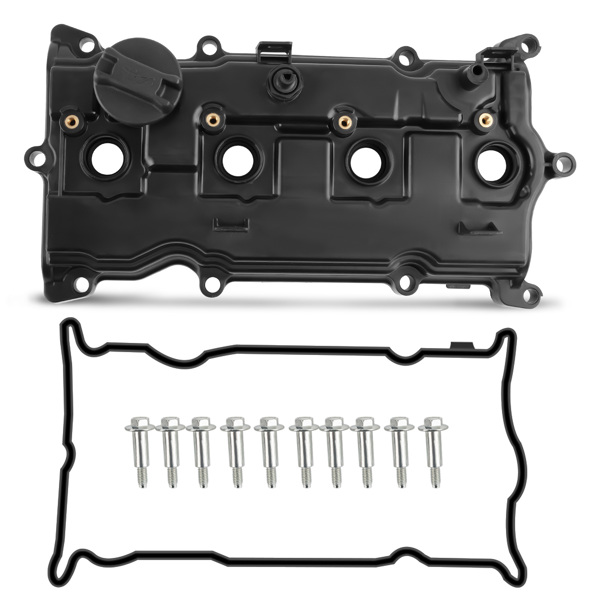  黑色气门盖套件适用于英菲尼迪 QX60 日产 Altima Murano Rogue 2.5L 2014-1017-1