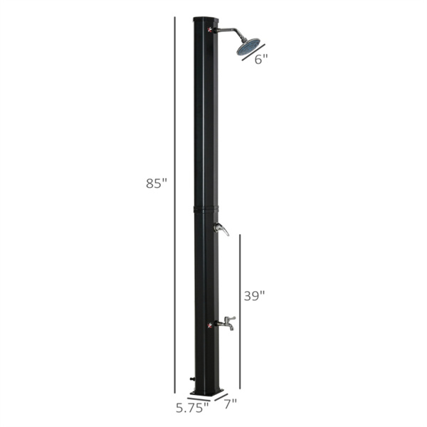 Solar heated shower( Amazon Shipping)（Prohibited by WalMart）-3