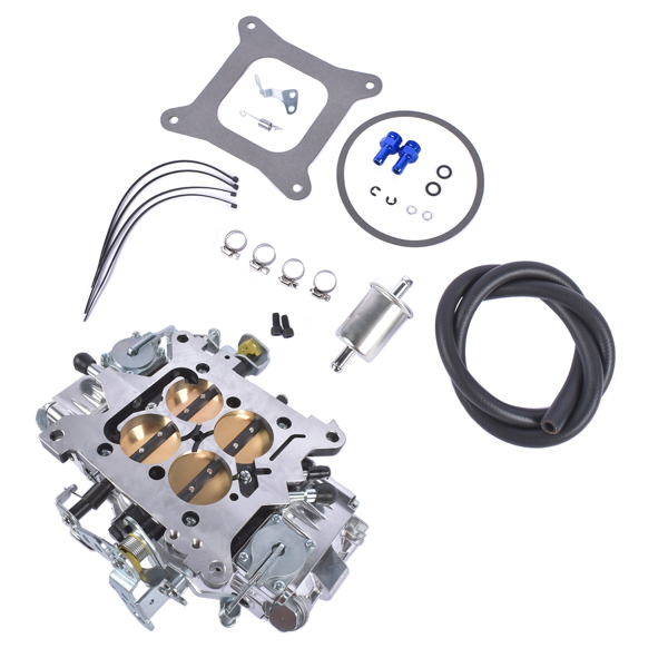 化油器 750 CFM Billet Aluminum 4 Barrel Square Bore Double Pumper Race Carburetor BR-67200 Gasoline Mechanical No Choke-7