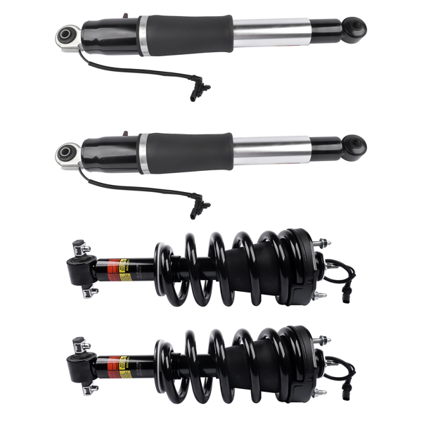 减震器 Set of 4 Front Strut Assys + Rear Shock Absorbers For Cadillac Escalade Chevrolet Tahoe Suburban GMC Yukon 2015-2020 84977478 23151122-4