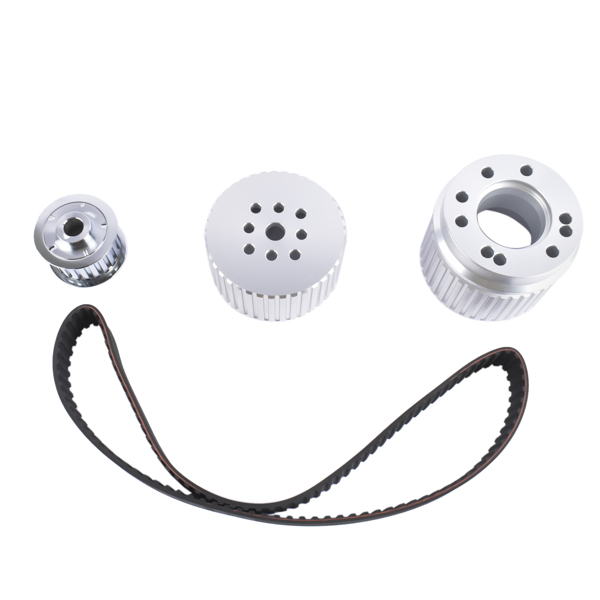 皮带轮套装 Belt Drive Pulley Set for BBC Big Block Chevy Gilmer 396 427 454 Engines Billet Aluminum-1