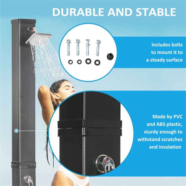 Solar heated shower( Amazon Shipping)（Prohibited by WalMart）-7