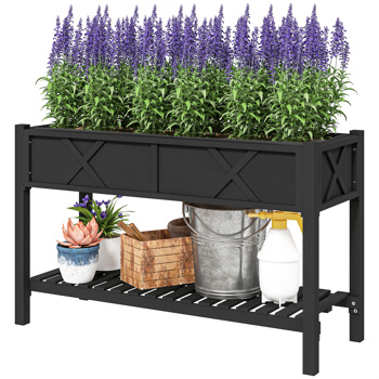 高架花园床/木制花盆 /木材种植箱（周末不发货）（ Amazon Shipping）（WalMart禁售）