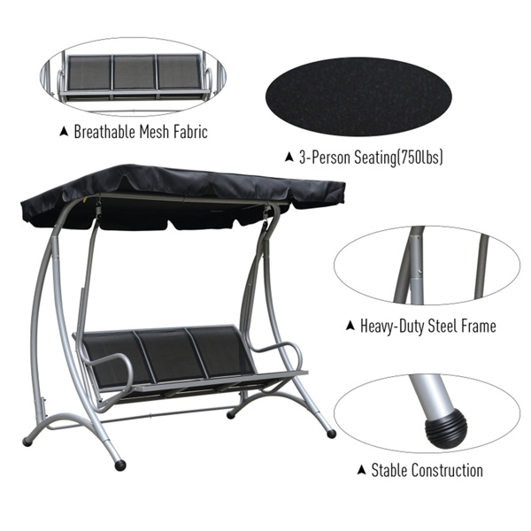 Outdoor Patio Swing Chair ( Amazon Shipping)（ Prohibited by WalMart ）-5