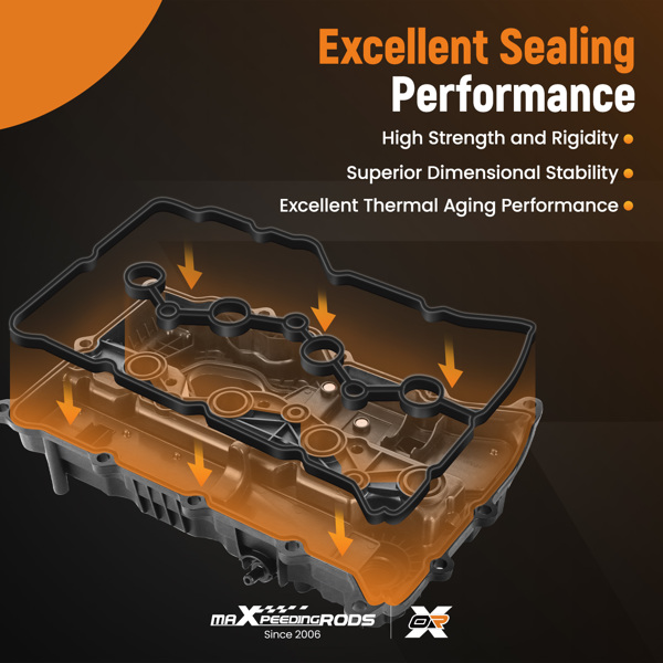发动机气门盖（带垫片）适用于现代索纳塔 2.0L 2.4L 2015-2019 22400-2GGB0-4