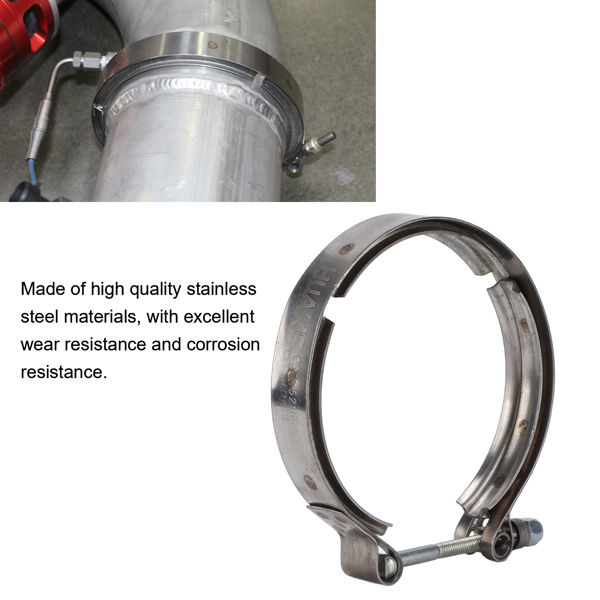 汽车配件 涡轮增压器排气管V带夹 适用于 Cummins HX40/s300 Turbo（TU-C3905216）-7