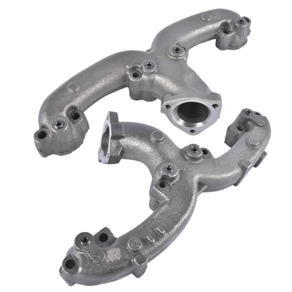 排气歧管 Pair Rear Manifolds for 1969-1972 Chevy GMC Blazer Jimmy Pickup Truck Van V8 674-199, 674-201-2