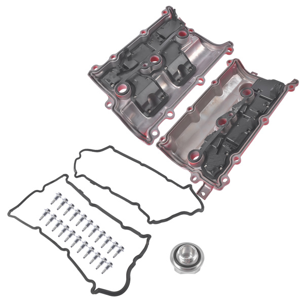 气门室盖 Aluminum Valve Cover Set LH & RH for Infiniti G37 2008-2013 Nissan 370Z 2009-20 13264EY01E 13264EY01C-6