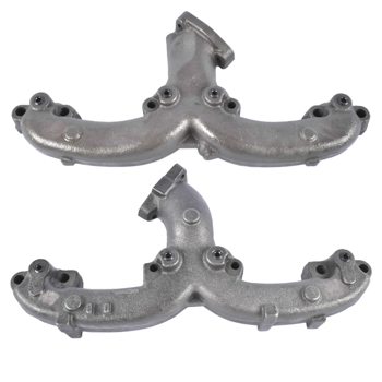 排气歧管 Pair Rear Manifolds for 1969-1972 Chevy GMC Blazer Jimmy Pickup Truck Van V8 674-199, 674-201