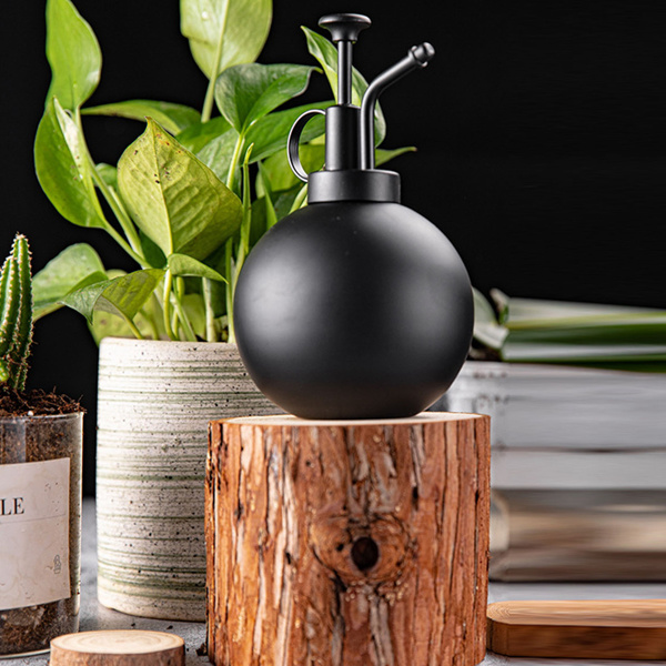 500ml Watering Pot Vintage Hand Press Spray Bottle Garden Balcony Accessory Black-10