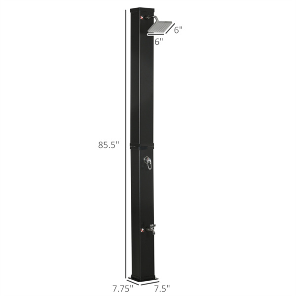 Solar heated shower( Amazon Shipping)（Prohibited by WalMart）-3