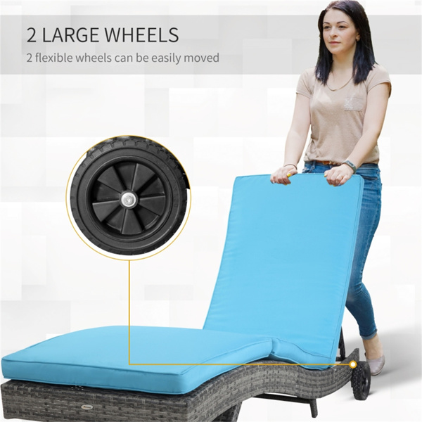 折叠式躺椅 /沙滩椅（周末不发货）（ Amazon Shipping）（WalMart禁售）-3