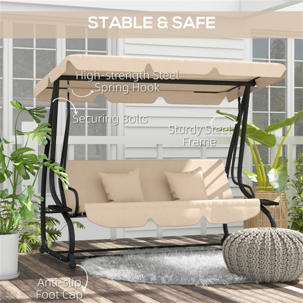 Outdoor Patio Swing Chair ( Amazon Shipping)（ Prohibited by WalMart ）-6