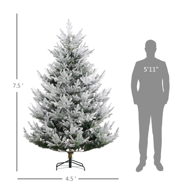 7.5 ft 圣诞树， -AS （周末不发货）（ Amazon Shipping）（WalMart禁售）-3