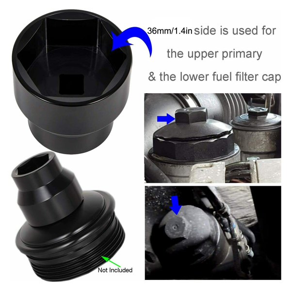 汽车改装 燃油滤清器盖拆卸器与安装助手 适用于福特-5