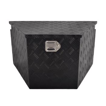 工具箱 Aluminum Tool Box Black, foot 33\\"* 19\\"* 18\\",pattern 5,single lock,single spring MT018033（禁售亚马逊&TEMU）(不支持无理由退货)