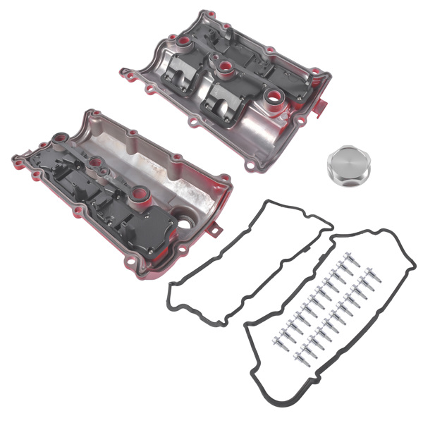 气门室盖 Aluminum Valve Cover Set LH & RH for Infiniti G37 2008-2013 Nissan 370Z 2009-20 13264EY01E 13264EY01C-4