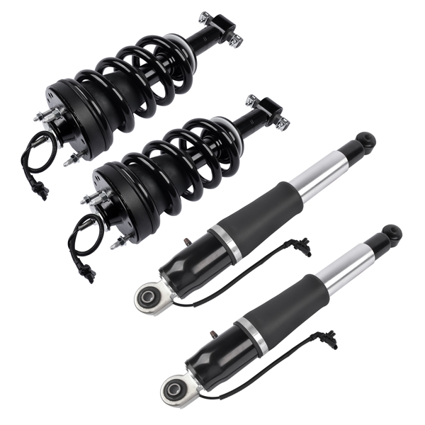 减震器 Set of 4 Front Strut Assys + Rear Shock Absorbers For Cadillac Escalade Chevrolet Tahoe Suburban GMC Yukon 2015-2020 84977478 23151122-7