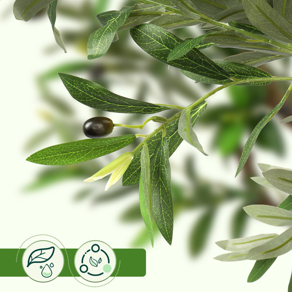 150cm olive tree 650 leaves 26 fruits PVC silk cloth artificial tree-4
