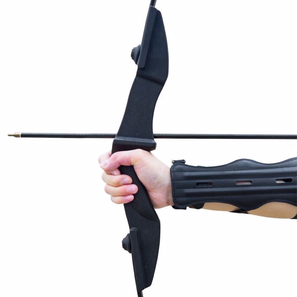 53"Takedown Recurve Bow Fiberglass Arrows Set 40lbs Archery Bow Hunting Shoot UK-8