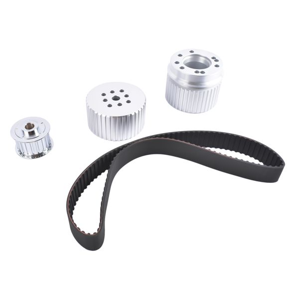 皮带轮套装 Belt Drive Pulley Set for BBC Big Block Chevy Gilmer 396 427 454 Engines Billet Aluminum-5