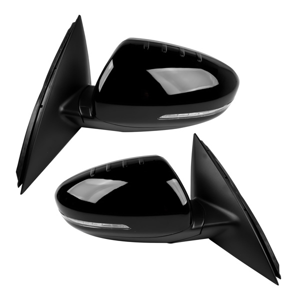后视镜 2Pcs Mirrors Power Signal Light Heated Manual Folding for Kia Optima 2.0 2.4L 2014-2015 876204C501 876104C501-3