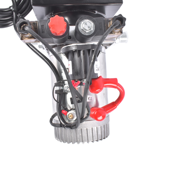 液压泵 4 Quart Hydraulic Power Unit Double Acting Pump 3200 PSI 12V DC Dump Trailer Hydraulic Pump SAE # 6-6