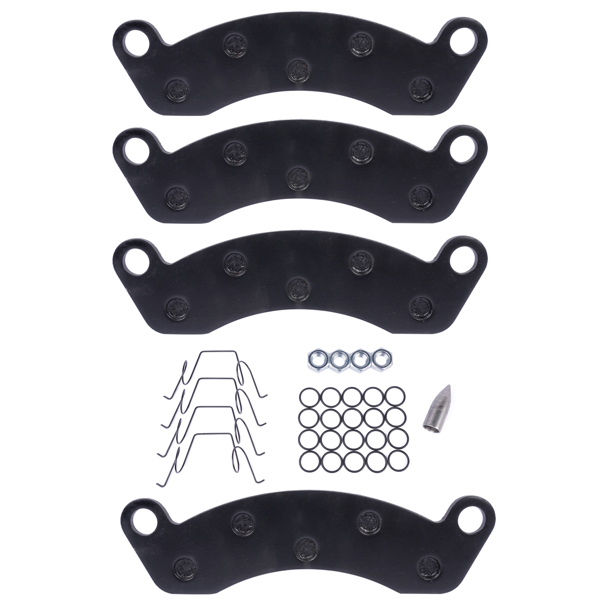 刹车片 4Pcs 10-12 k Trailer Disc Brake Pad Set for Dexter K71-180-00 2 Wheels Semi-Metallic-3