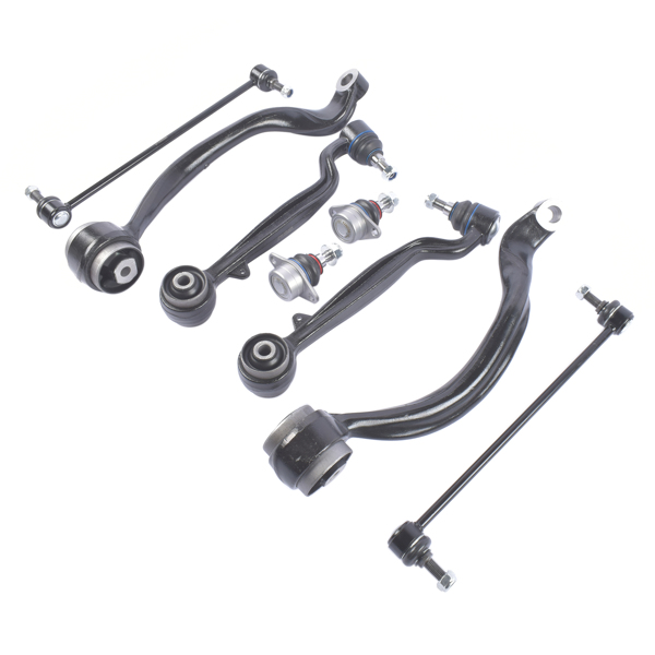 控制臂 8Pcs Front Upper Lower Left & Right Control Arm Ball Joint Sway Bar for Land Rover Range Rover MK3 2003-2012-4