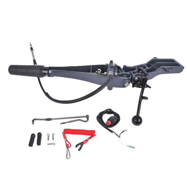 转向手柄 697-W0084-00-4D Steering Tiller Handle Assembly For Yamaha Outboard Motor 2T 69D Enduro E60HMHD 697-W0084; 48HP 55HP-5