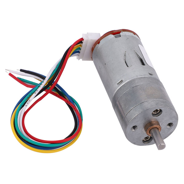 DIY Encoder Gear Motor with Mounting Bracket 65mm Wheel Kit for Smart Car Robot DC12V(1000RPM)-5