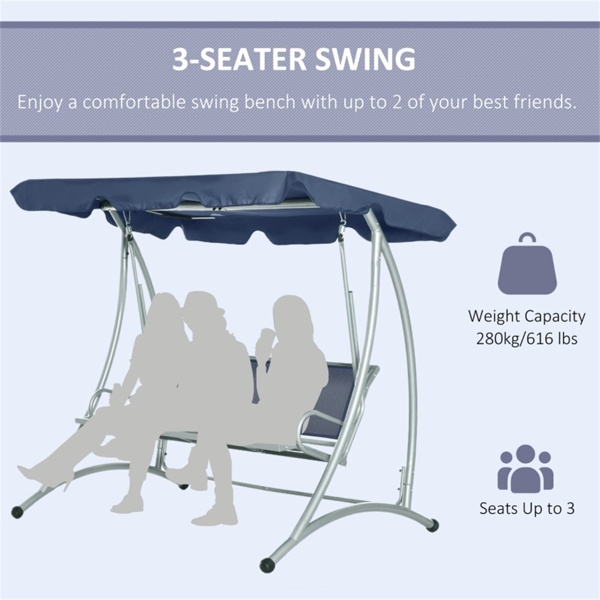 Outdoor Patio Swing Chair ( Amazon Shipping)（ Prohibited by WalMart ）-7