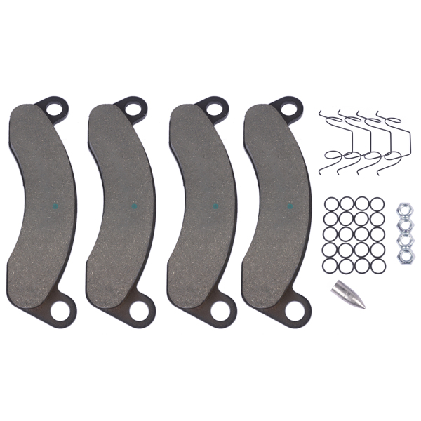 刹车片 4Pcs 10-12 k Trailer Disc Brake Pad Set for Dexter K71-180-00 2 Wheels Semi-Metallic-5