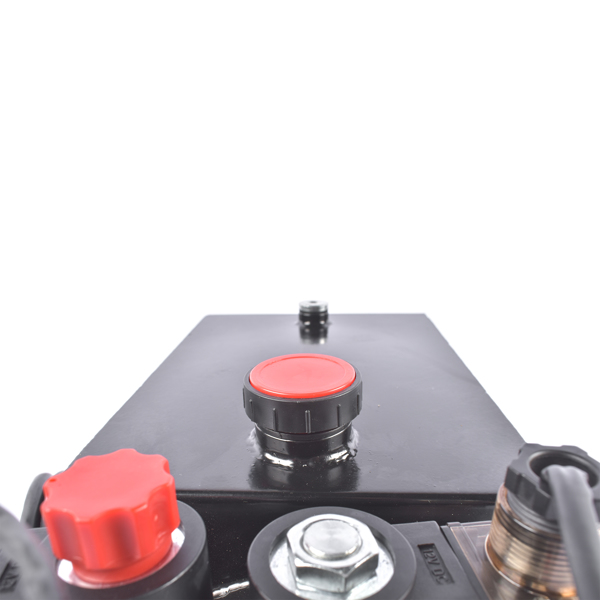 液压动力单元 6 Quart Hydraulic Pump Double Acting Dump Trailer Power Unit 12V DC 3200 PSI 2.0 GPM Flow Rate-9