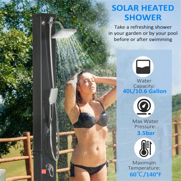 Solar heated shower( Amazon Shipping)（Prohibited by WalMart）-4