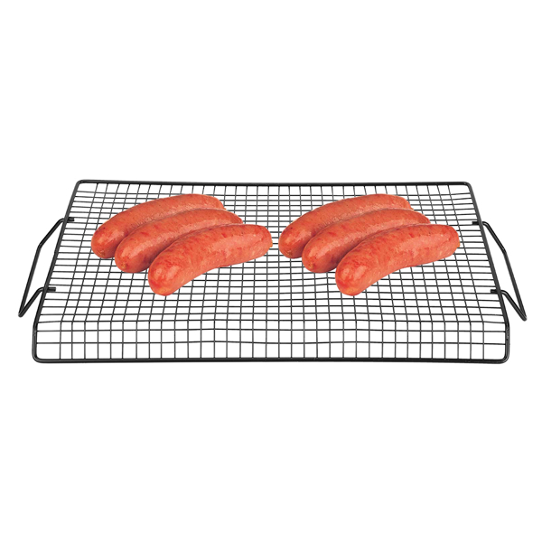 双耳不粘漆烧烤网 方形网片 BBQ户外烧烤片-2