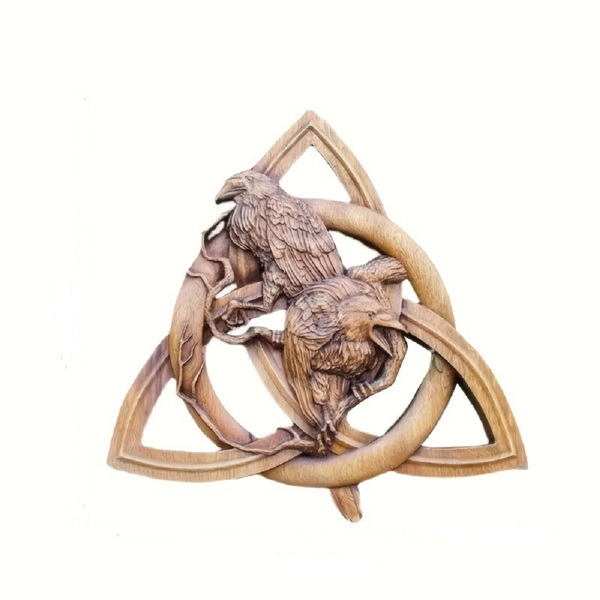 魔结上的乌鸦树脂工艺品摆件挂件-2