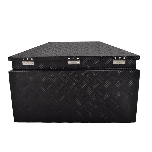 工具箱 Aluminum Tool Box Black, foot 33"* 19"* 18",pattern 5,single lock,single spring MT018033（禁售亚马逊&TEMU）(不支持无理由退货)-3