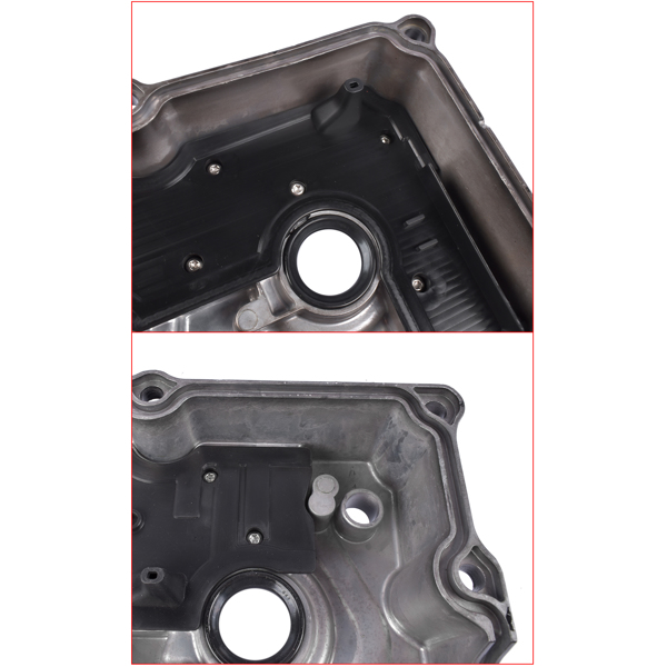 气门室盖 2PCS Left & Right Aluminum Engine Valve Cover w/ Gasket for 2015-2022 Ford Transit-150 250 350, 2015-2017 Ford Expedition Lincoln Navigator 3.5L V6-10