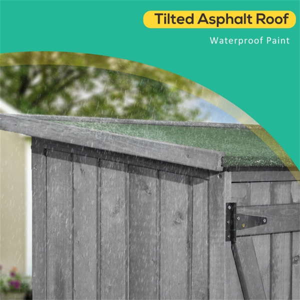 Outdoor Garden Storage Shed Tool House ( Amazon Shipping)（Prohibited by WalMart）-4