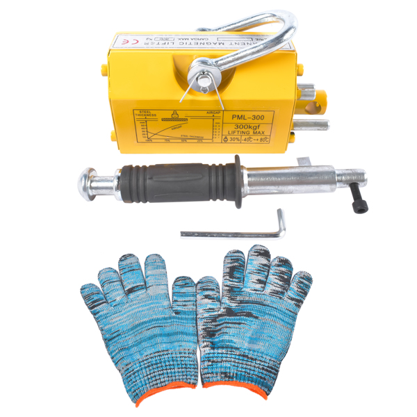 起重器 Permanent Magnetic Lifter 660 lbs/300 kg Capacity Lifting Magnet Neodymium Hoist-1