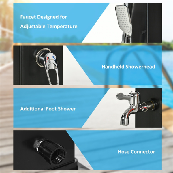 Solar heated shower( Amazon Shipping)（Prohibited by WalMart）-5