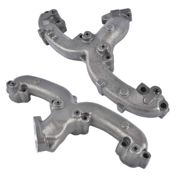 排气歧管 Pair Rear Manifolds for 1969-1972 Chevy GMC Blazer Jimmy Pickup Truck Van V8 674-199, 674-201-4